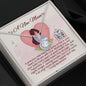 To A New Mum - Eternal Hope Necklace with Message Card & QR code for E-Card