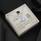 To My Daughter - Eternal Hope Necklace with Graduation Message Card with QR code for E-Card