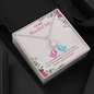 To My Wife - Eternal Hope Necklace with Message Card - Loving Family