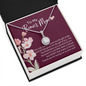 To My Bonus Mom - Eternal Hope Necklace with Message Card