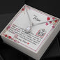 Dear Mom - Eternal Hope Necklace with Message Card & QR code for E-Card
