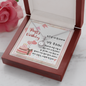 To My Friend - Eternal Hope Necklace with Happy Birthday Message Card in KOREAN