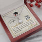 To My Daughter - Eternal Hope Necklace with Graduation Message Card with QR code for E-Card