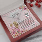 Mom To Daughter - Eternal Hope Necklace with Message Card & QR code for E-Card
