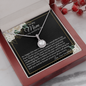 Daughter To Mom - On My Wedding Day - Eternal Hope Necklace with Message Card