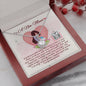 To A New Mum - Eternal Hope Necklace with Message Card & QR code for E-Card