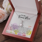 To My Bonus Mom - Eternal Hope Necklace with Message Card