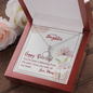 To My Daughter - Eternal Hope Necklace with Birthday Message Card