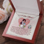 To A New Mum - Eternal Hope Necklace with Message Card & QR code for E-Card