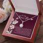 To My Bonus Mom - Eternal Hope Necklace with Message Card