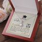 To My Daughter - Eternal Hope Necklace with Graduation Message Card with QR code for E-Card