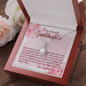 To My Granddaughter - Eternal Hope Necklace with Message Card