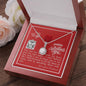 To My Wife - Eternal Hope Necklace with V-day Message Card & QR code for E-Card