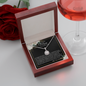 Daughter To Mom - On My Wedding Day - Eternal Hope Necklace with Message Card