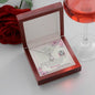 To My Wife - Eternal Hope Necklace with Message Card & QR code for E-Card