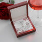 Dear Mom - Eternal Hope Necklace with Message Card & QR code for E-Card