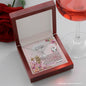 Mom To Daughter - Eternal Hope Necklace with Message Card & QR code for E-Card