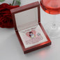 To A New Mum - Eternal Hope Necklace with Message Card & QR code for E-Card