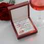 To My Friend - Eternal Hope Necklace with Happy Birthday Message Card in KOREAN