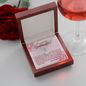 To My Granddaughter - Eternal Hope Necklace with Message Card
