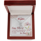To My Daughter - Eternal Hope Necklace with Birthday Message Card