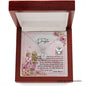 Mom To Daughter - Eternal Hope Necklace with Message Card & QR code for E-Card