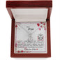 Dear Mom - Eternal Hope Necklace with Message Card & QR code for E-Card
