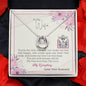 To My Wife - Lucky In Love Necklace with Message Card &QR code for E-Card
