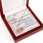 To My Friend - Lucky In Love Necklace with Happy Birthday Message Card in KOREAN
