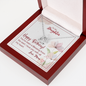 To My Daughter - Lucky In Love Necklace with Birthday Message Card