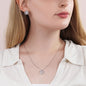 Dear Mom - Love Knot Earrings and Necklace Set with Message Card & QR code for E-Card