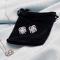 Mom To Daughter - Love Knot Earrings and Necklace Set with Message Card & QR code for E-Card