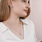 To My Lovey Wifey - Lucky in Love Necklace with V-day Message Card & QR code for E-Card