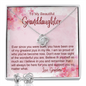 To My Grandmother - Love Knot Earring & Necklace Set with Message Card