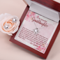 To My Grandmother - Love Knot Earring & Necklace Set with Message Card