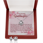 To My Grandmother - Love Knot Earring & Necklace Set with Message Card
