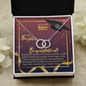 To My Daughter - Perfect Pair Necklace with Graduation Message Card
