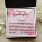 To My Granddaughter - Perfect Pair Necklace with Message Card