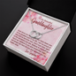 To My Granddaughter - Perfect Pair Necklace with Message Card