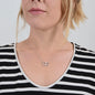 To My Daughter - Perfect Pair Necklace with Graduation Message Card & QR code for E-card