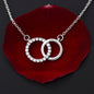 To My Daughter - Perfect Pair Necklace with Birthday Message Card