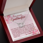To My Granddaughter - Perfect Pair Necklace with Message Card