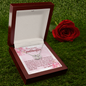 To My Granddaughter - Perfect Pair Necklace with Message Card