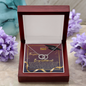 To My Daughter - Perfect Pair Necklace with Graduation Message Card