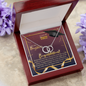 To My Daughter - Perfect Pair Necklace with Graduation Message Card