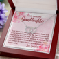 To My Granddaughter - Perfect Pair Necklace with Message Card