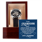 Grandma To Grandson - Men's Openwork Watch with Message Card for Grandson