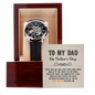To My Dad - Men's Openwork Watch with Father's Day Message Card