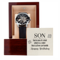To My Son - Men's Openwork Watch with Birthday Message Card for Son