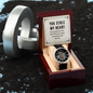 To My Boyfriend - Men's Openwork Watch with Romantic Message Card for Boyfriend